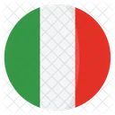 Italia Bandeira Pais Ícone