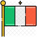 Italian Flag Country Italy Icône