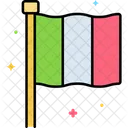 Italian Flag Country Italy Icon