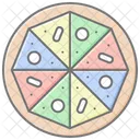 Italian Food Lineal Color Icon Icon
