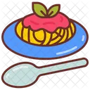 Italian Food Italian Dishes Spaghetti 아이콘