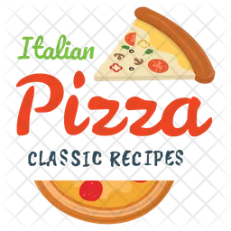 Italian Pizza Logo Icon