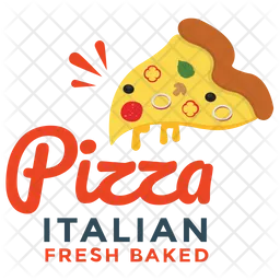 Italian Pizza Logo Icon