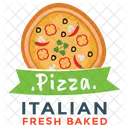 Pizza Badge Pizza Logo Pizza Restaurant Icon