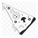 Italian pizza slice  아이콘