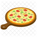 Italian Pizza Iltalian Sausage Pizza Fast Food Icon