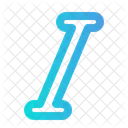 Italic Text Format Icon