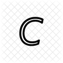 Italic C Text Icon