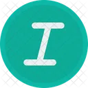 Italic font  Icon