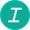 Italic font  Icon