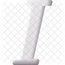 Italic Text Font Icon