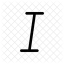 Italic Text Font Icon