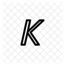Italic K Legacy Icon