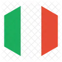 Italie Drapeau Monde Icône