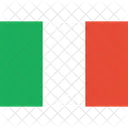 Italie Drapeau Monde Icône