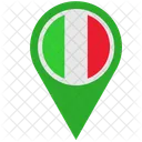 Italie Localisation Pointeur Icône