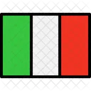 Italie Drapeau Pays Icône