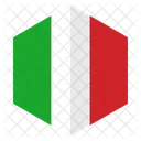 Italien Land Flagge Symbol