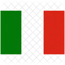 Flagge Land Italien Symbol