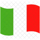 Flagge Land Italien Symbol