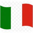 Flagge Land Italien Symbol