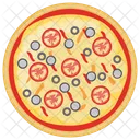 Italienische vegetarische Pizza  Symbol