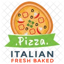 Pizza Abzeichen Pizza Logo Pizza Restaurant Symbol