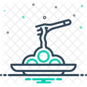 Italienisches Essen  Symbol