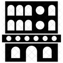 Rumanische Architektur Altes Gebaude Wahrzeichen Italiens Symbol