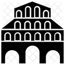Rumanische Architektur Altes Gebaude Wahrzeichen Italiens Symbol