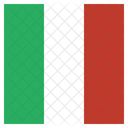 Italy Flag Icon - Download in Flat Style