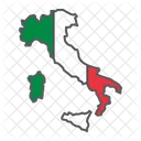 Italy Country Geograpgy Icon