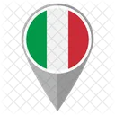 이탈리아 국가 위치 위치 아이콘