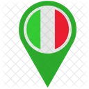 이탈리아 위치 포인터 아이콘