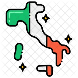 Italy Map  Icon