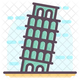 Italy Pisa Tower  Icon