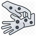 Itchy Palm Hands Belief Icon