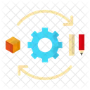 Iteratif Conception Reflexion Icône