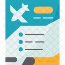 Itinerary Travel Planning Icon