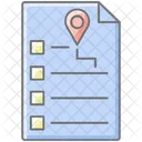 Itinerary Awesome Outline Icon Travel And Tour Icons Icon