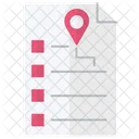Itinerary Flat Icon Travel And Tour Icons Icon