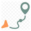 Itinerary Road Car Icon