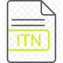 Itn Arquivo Formato Icon