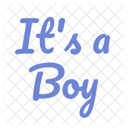 Its a boy announcement  Icon