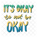 It's okay to not be okay  Icône