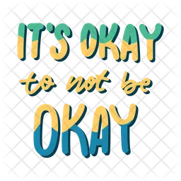 It's okay to not be okay  Icon