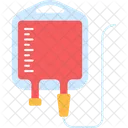 IV Beutel Blutbeutel Bluttransfusion Symbol