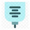 Infusionsbeutel Transfusion Medizin Symbol