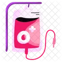 Iv Drip Blood Drip Blood Bag Icon