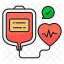 Iv Drip Blood Drip Blood Bag Icon